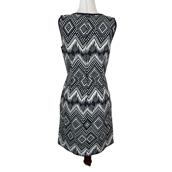 J Crew Sleeveless Geo Patterned Dress - Picture 4 of 12